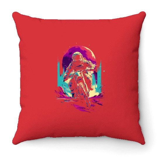 Astro Cycle Throw Pillows