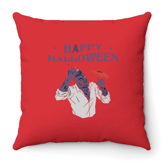 werewolf Throw Pillows