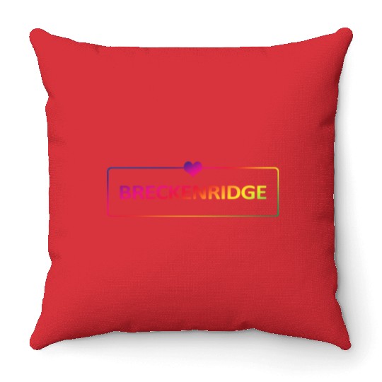 Breckenridge Colorado Usa Throw Pillows
