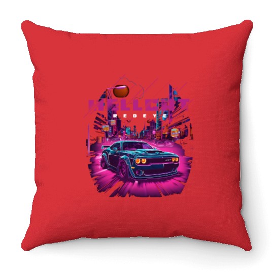 Hellcat SRT Throw Pillows