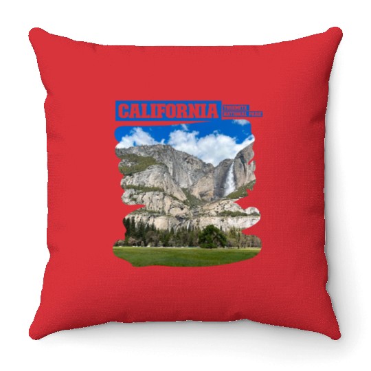 California Yosemite National Park Throw Pillows