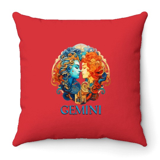 Embrace Your Gemini Identity: Gemini Zodiac Throw Pillows