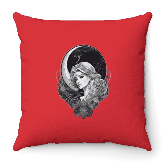 Virgo Tarot Spirituality - Precise Wisdom Throw Pillows