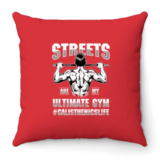 Fitness Workout Training Exercise Pull-up Throw Pillows