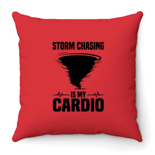 Gift idea for storm chasers | Storm Attendant Throw Pillows