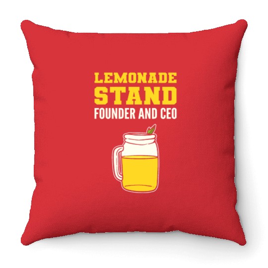 Founder CEO Business Owner Gift Throw Pillows