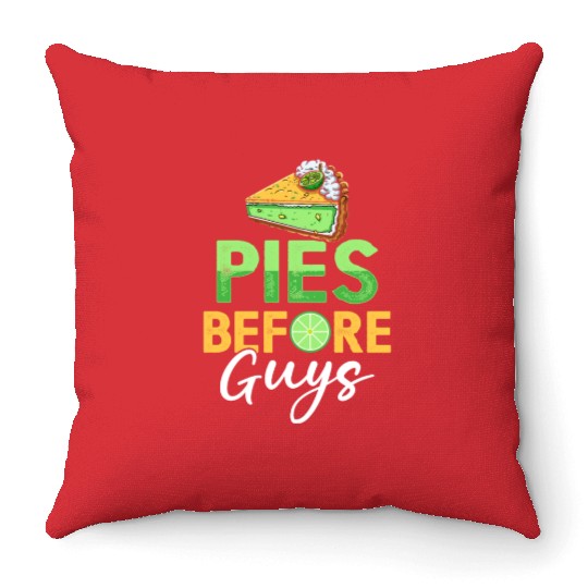 Key Lime Pie Lover Dessert Throw Pillows