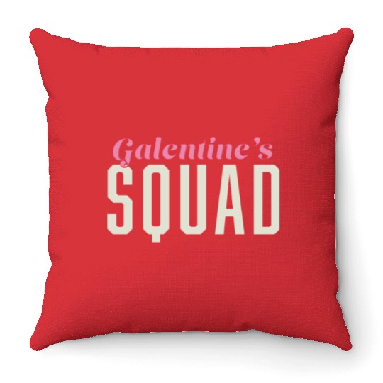 Be My Galentine. Galentine's Day Throw Pillows