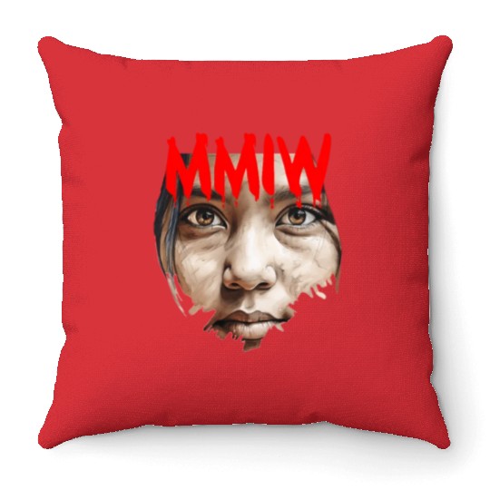 Missing Murdered Indigenous Women MMIW Throw Pillows