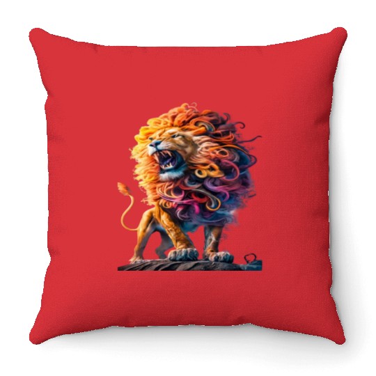 lion king Throw Pillows