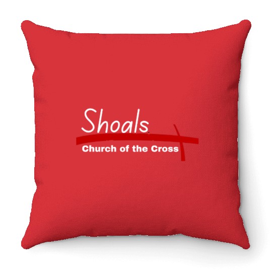 Shoals Church of the Cross 1 Throw Pillows