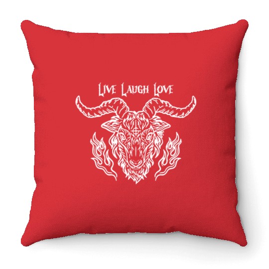 Live Laugh Love Throw Pillows