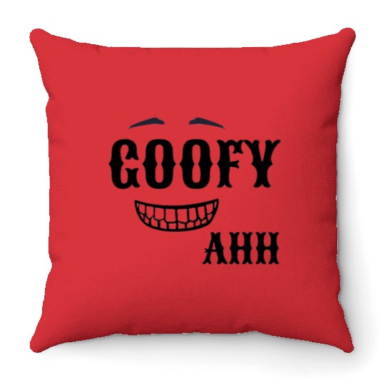 GOOFY AHH Throw Pillows