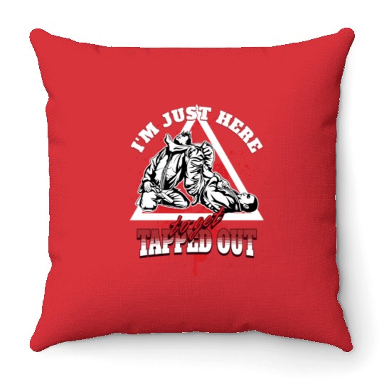 Funny Brazilian Jiu Jitsu BJJ Martial Arts Throw Pillows