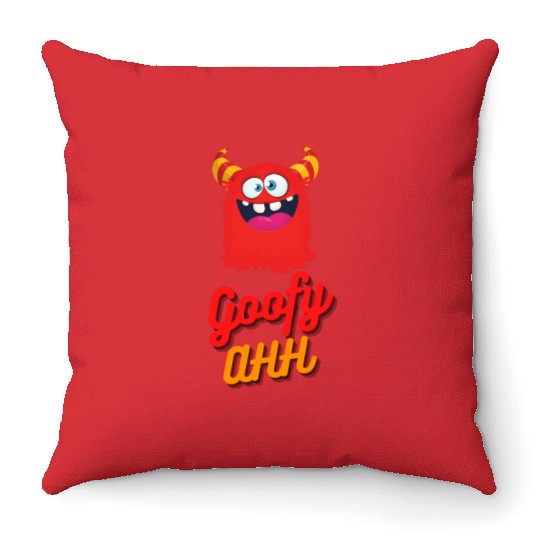 Goofy Ahh Throw Pillows