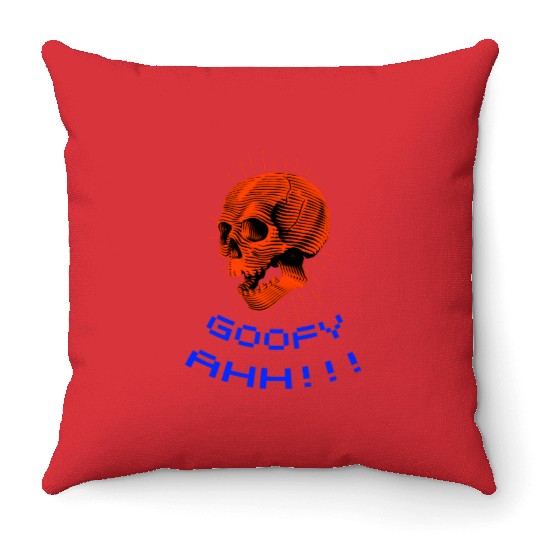 Goofy Ahh Throw Pillows