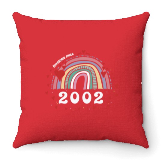 Awesome 2002 - 21st Birthday w/ Cute Vintage Throw Pillows