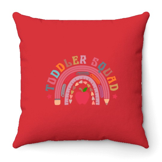 Daycare Teacher Throw Pillows Early Childhood Educator