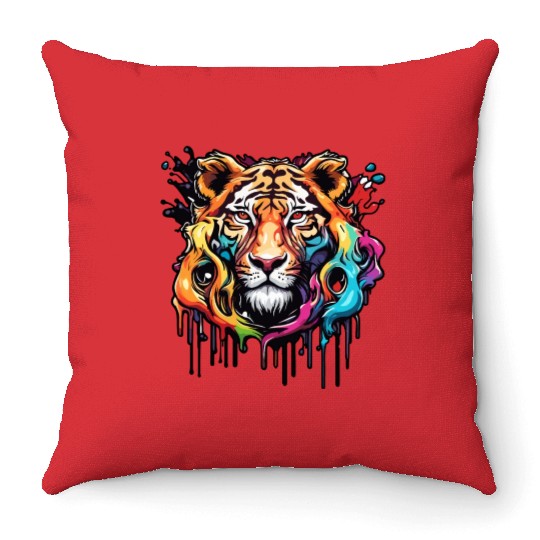 Tiger / Animal / Safari / Wild / Animal Print Throw Pillows