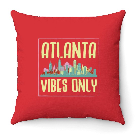 Atlanta City Georgia USA America United States Throw Pillows