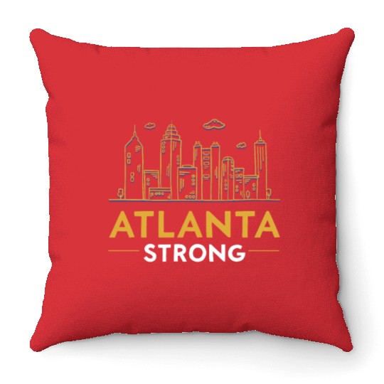 Atlanta City Georgia USA America United States Throw Pillows