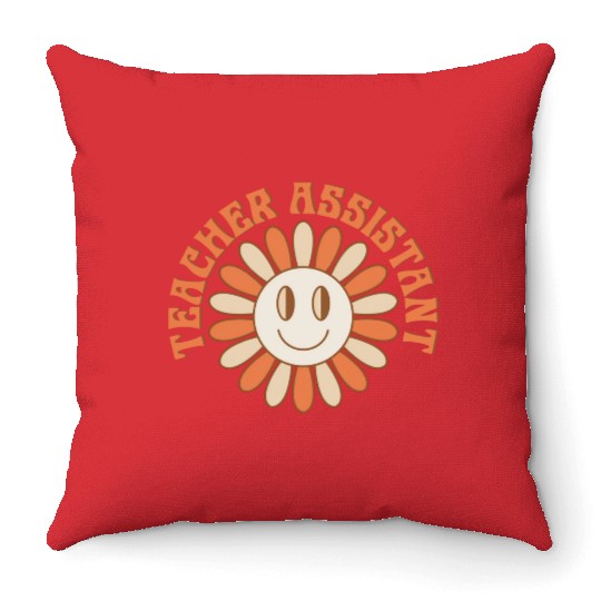 Teacher Assistant Throw Pillows