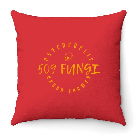 508 Fungi merchandise "Nefarious" Throw Pillows