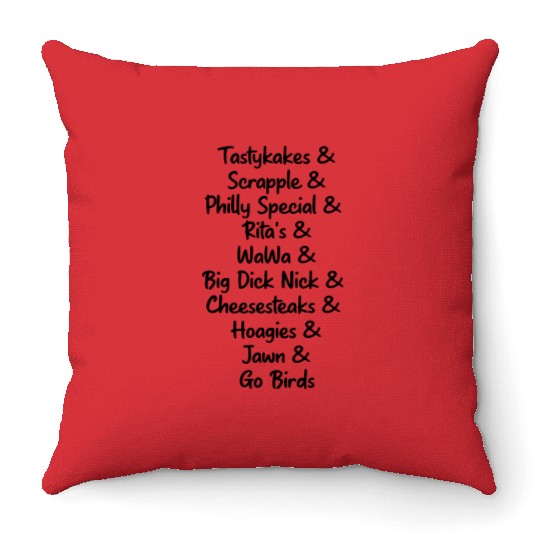 Go Birds Only Philly People Understand Throw Pillows