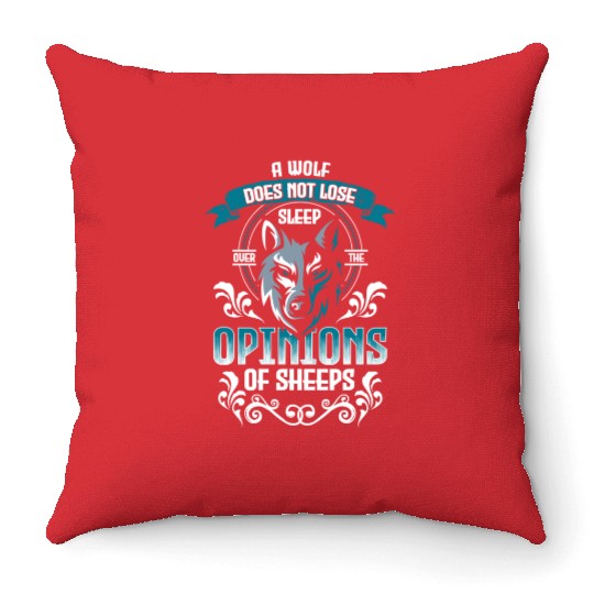 Werewolf Animal Mysticism Wolfpack Throw Pillows