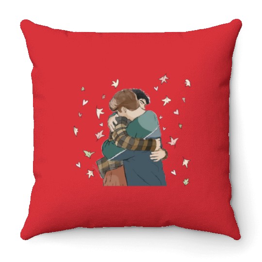 Heartstopper in love Throw Pillows