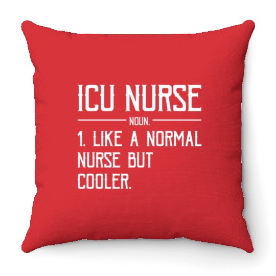Registered Nurse RN Medical Hospital Healthcare Throw Pillows
