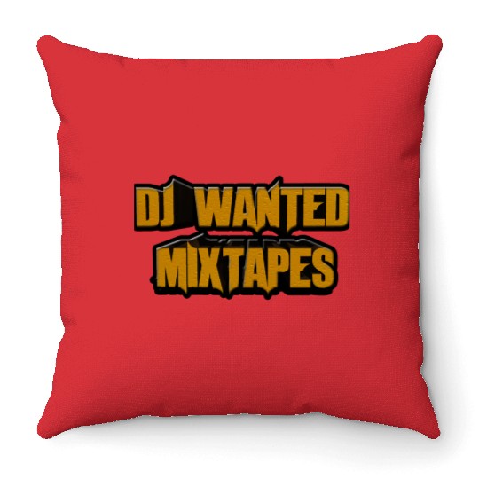 Popular Youtube Mixtape Dj Logo Throw Pillows