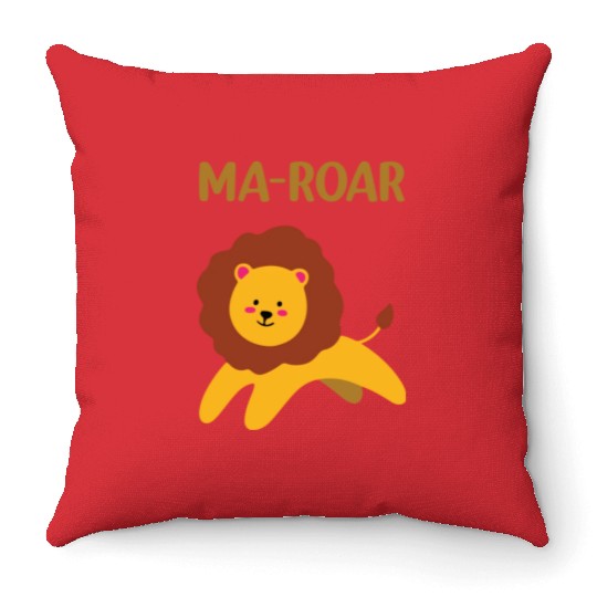 Jewish Passover Seder Plate Maror Ma Roar Lion Of Throw Pillows