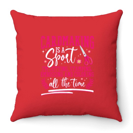 Cardmaker Scrapbooking Cardmaking Kits for Adults Throw Pillows