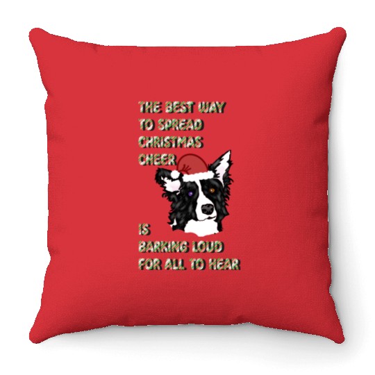 The Best Way To Spread Christmas Cheer…. Throw Pillows