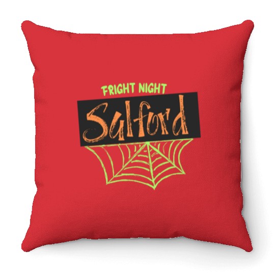 Salford - Fright Night  D83C DF19 D83D DC7B Throw Pillows