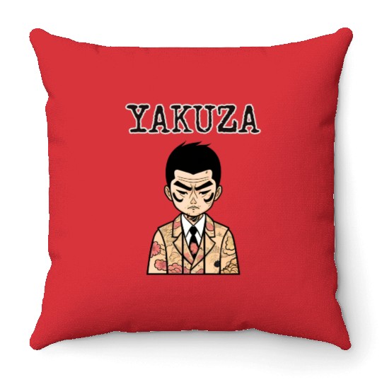 Yakuza Throw Pillows