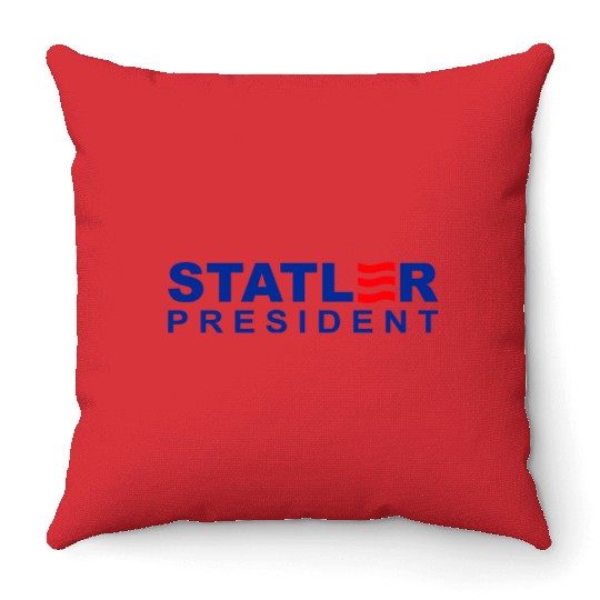 Statler and Waldorf For President Throw Pillows