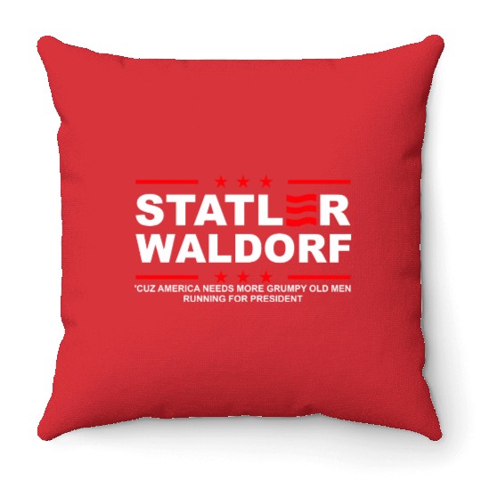Statler and Waldorf Throw Pillows