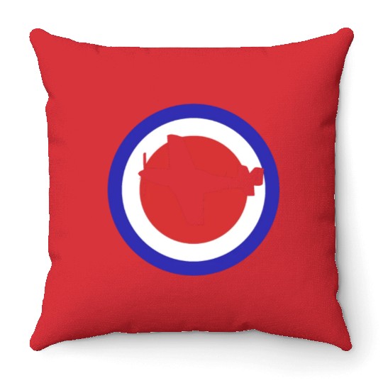 Fighter Jet Copilot Gift Throw Pillows