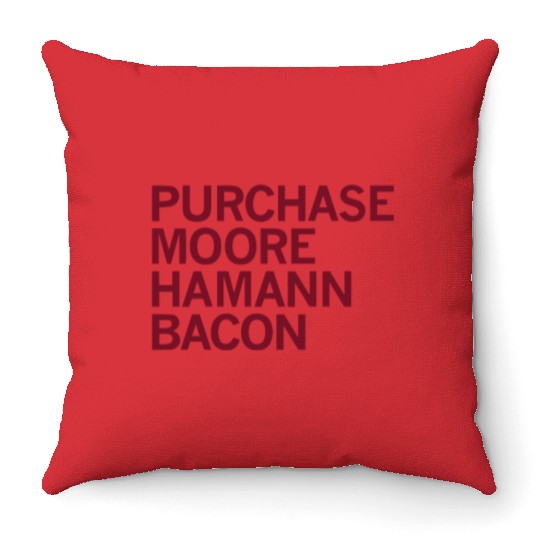 Purchase Moore Hamann Bacon Throw Pillows lowa Players