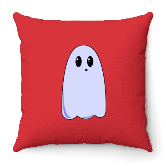 Halloween Costume Candy Ghost Throw Pillows