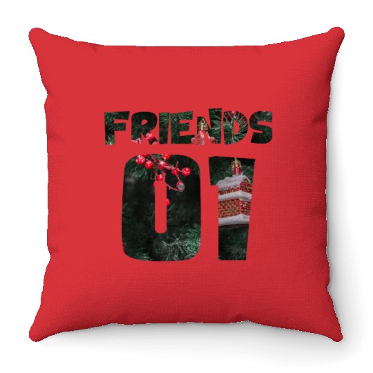 best friends for 3 - FRIENDS Throw Pillows