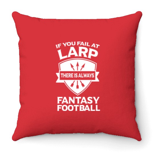 LARP Live Action Role Play Larper Geek Throw Pillows