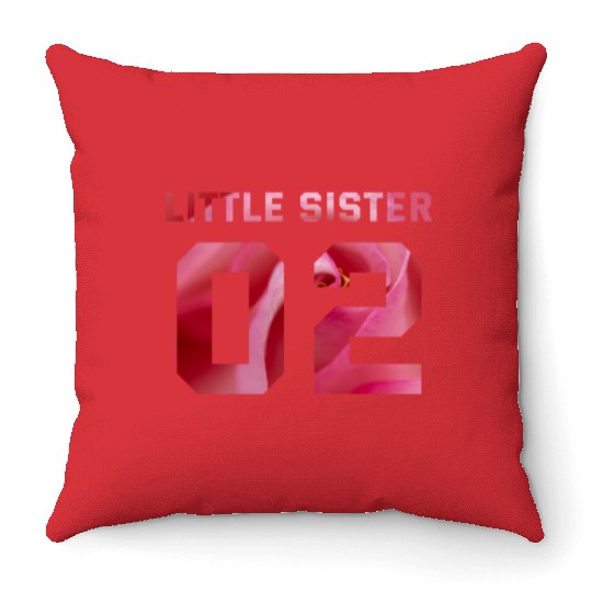 LITTLE SISTER 02 Throw Pillows
