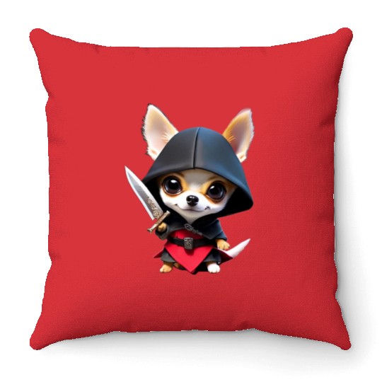RPG Rogue Throw Pillows