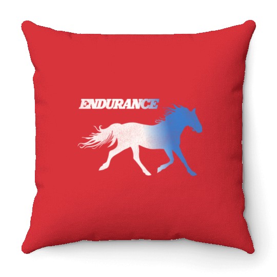 Napoleon Dynamite Running Horses Endurance Throw Pillows