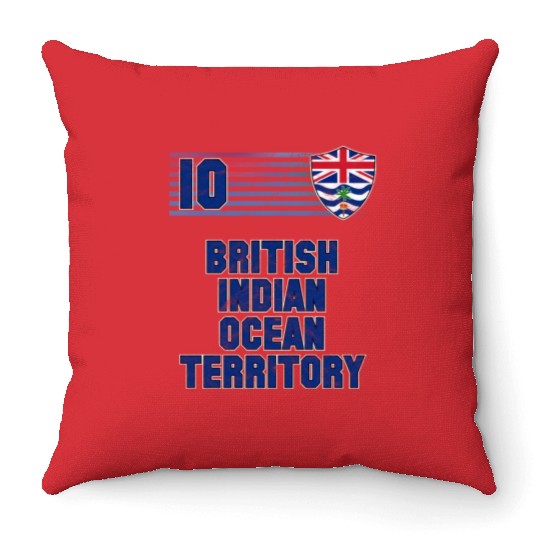 British Indian Ocean Territory Throw Pillows