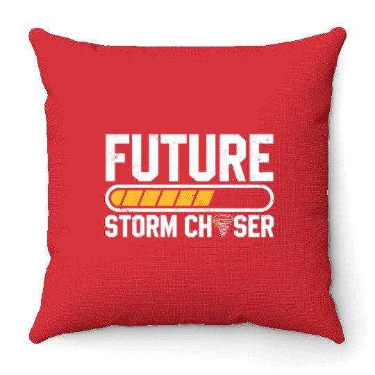 Storm Chasing Throw Pillows