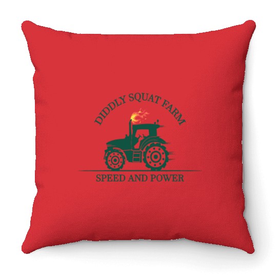 Diddly Squat Farm Green Gift For Fans Throw Pillows